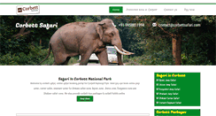 Desktop Screenshot of corbettsafari.com